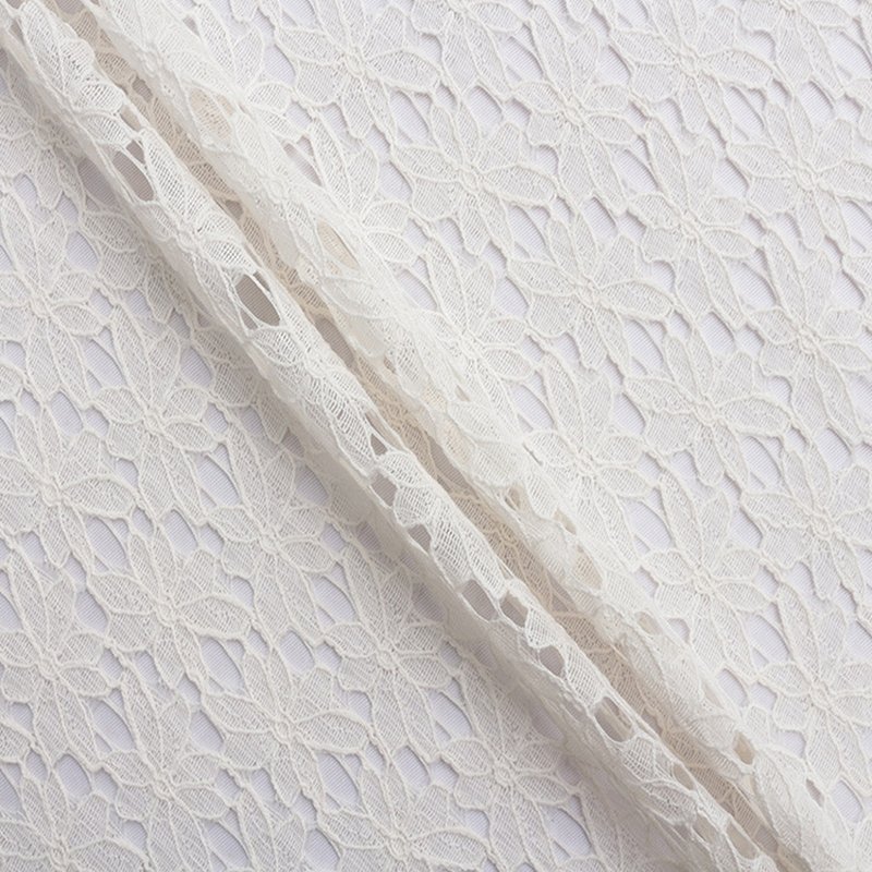 Lace Fabric Cutwork Women's Nylon for Women's Wear Wholesale Supplier 4